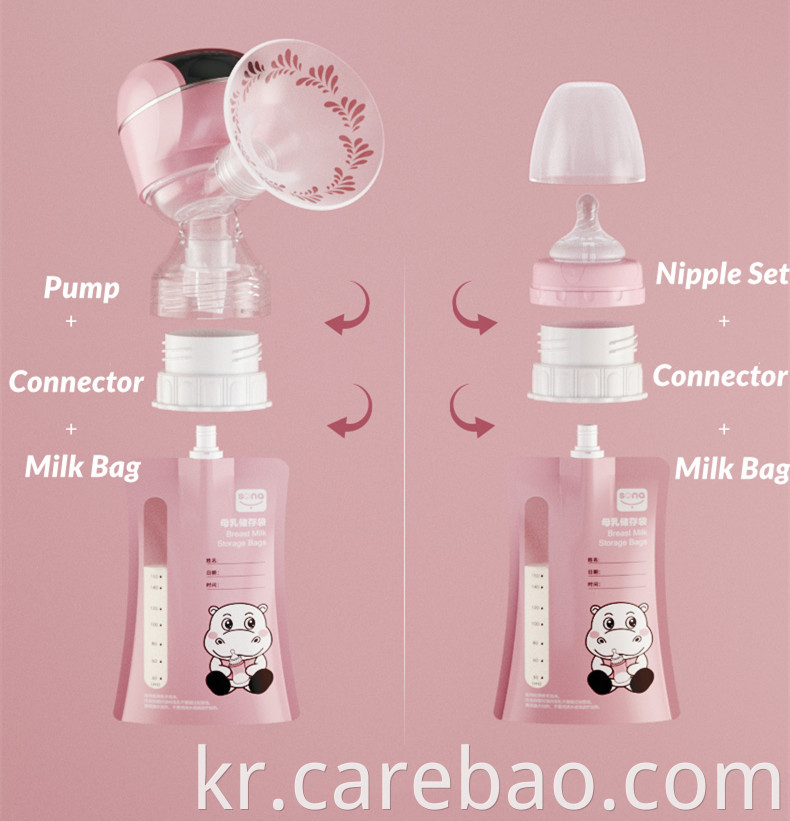 Breast Pump Spare Kits Milk Storage Bag